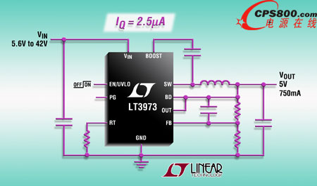Ƴ750mA42V _P(gun)(wn)LT3973