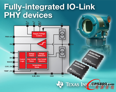 TIƳֹ֧ϱo(h)ܵ`ȫ漯IO-LINK PHY 